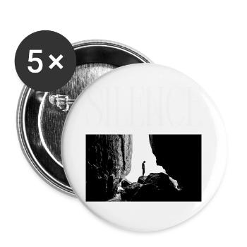 Core Statement Modern Streetwear Tee - Buttons large 2.2'' (5-pack) - white