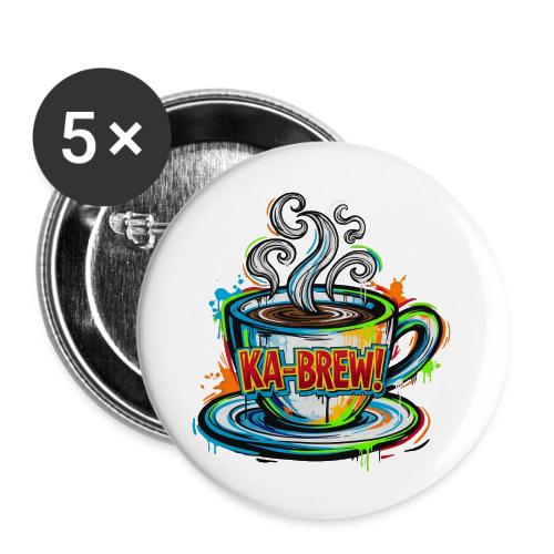 KABREW! tee. - Buttons large 2.2'' (5-pack)