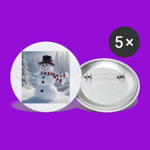 Frosty - Buttons large 2.2'' (5-pack)