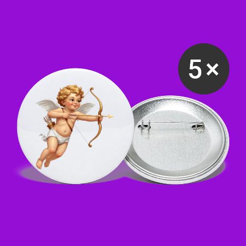 Cupid - Buttons large 2.2'' (5-pack)