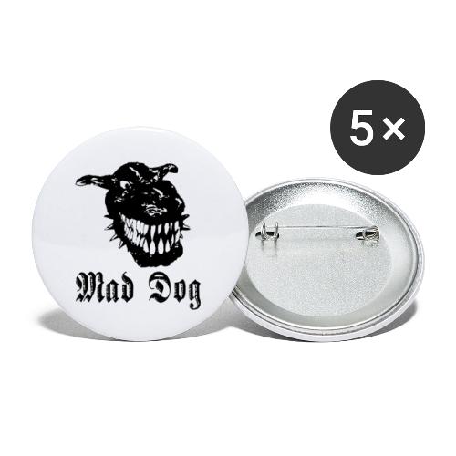 Mad Dog - Buttons large 2.2'' (5-pack)