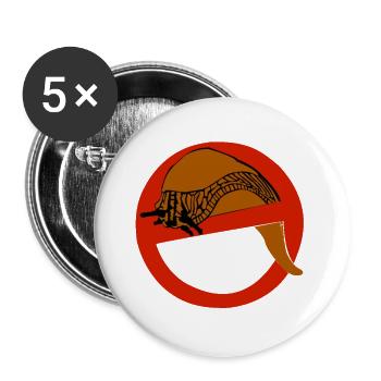 Slugbusters - Buttons large 2.2'' (5-pack) - white