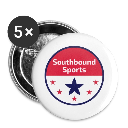 Southbound Sports Round Logo - Buttons large 2.2'' (5-pack)