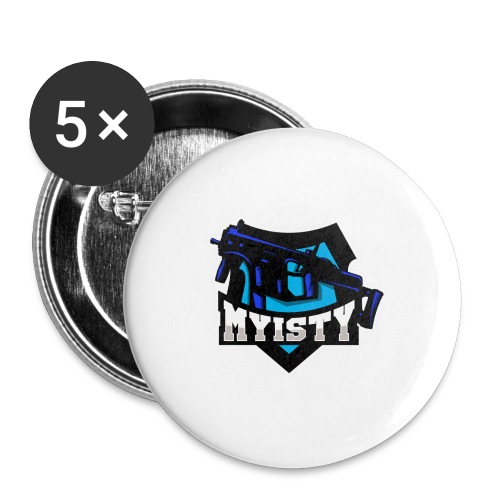 Myisty blue - Buttons large 2.2'' (5-pack)