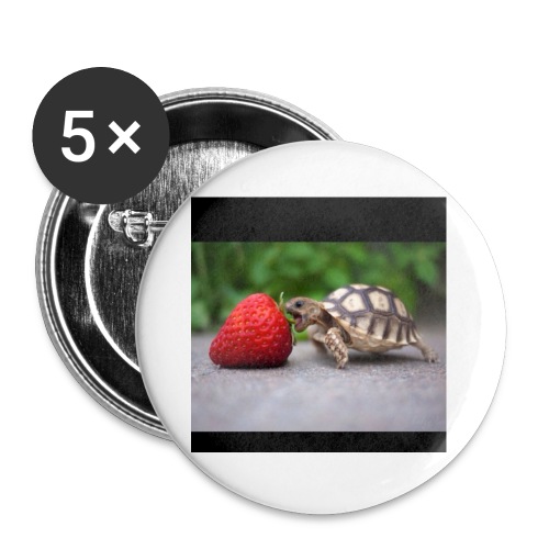 Basher the Turtle - Buttons large 2.2'' (5-pack)