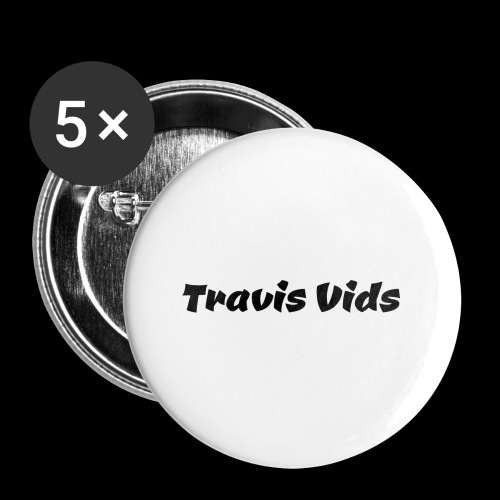 White shirt - Buttons large 2.2'' (5-pack)