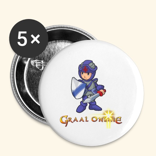 Graalonline Guard - Buttons large 2.2'' (5-pack)
