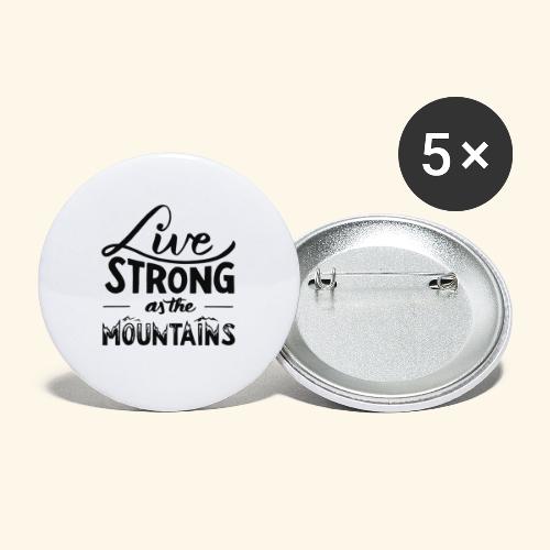 LIVE STRONG - Buttons large 2.2'' (5-pack)