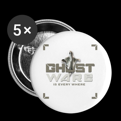 Ghostware Square Logo - Buttons large 2.2'' (5-pack)