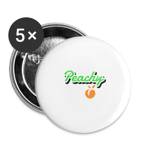Peachy - Buttons large 2.2'' (5-pack)