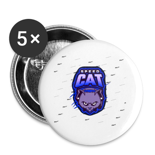 Speed Cat Gaming Merch - Buttons large 2.2'' (5-pack)