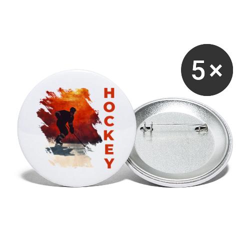Hockey Vibes - Buttons large 2.2'' (5-pack)