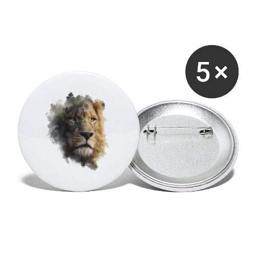 Forest-Soul Lion - Buttons large 2.2'' (5-pack)