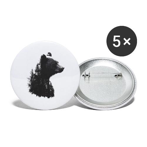 Forest Within the Bear - Buttons large 2.2'' (5-pack)