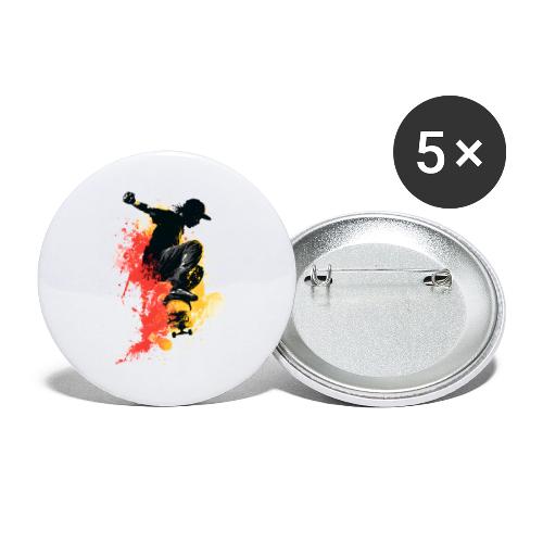Skateboarding: Splash of Motion - Buttons large 2.2'' (5-pack)