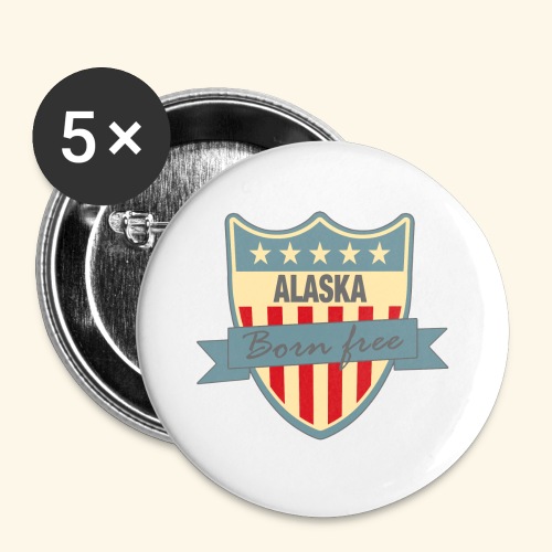 Alaska Born Free Ramirez - Buttons large 2.2'' (5-pack)