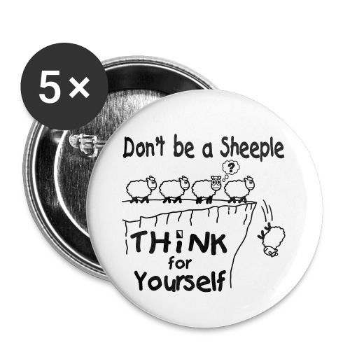 Think For Yourself - Buttons large 2.2'' (5-pack)