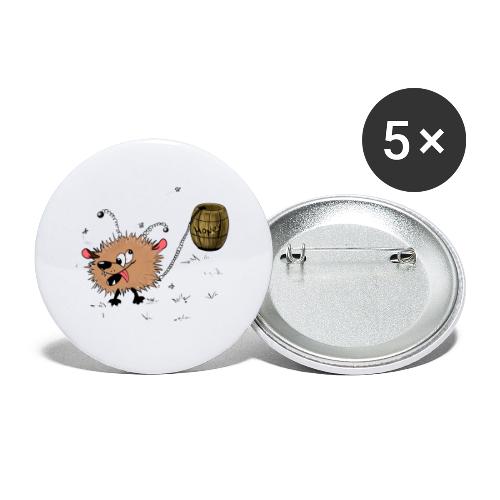 Blinkypaws: Awoof and Honey - Buttons large 2.2'' (5-pack)