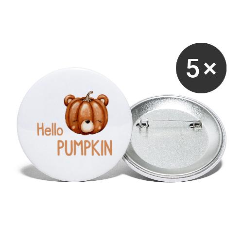 Hello Pumpkin - Buttons large 2.2'' (5-pack)