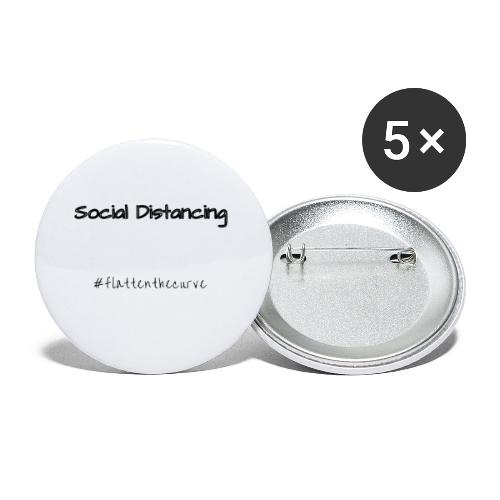 social distancing - Buttons large 2.2'' (5-pack)