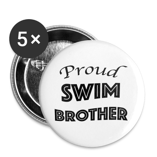 swim brother - Buttons large 2.2'' (5-pack)