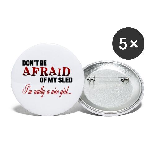 I'm Really a Nice Girl - Buttons large 2.2'' (5-pack)