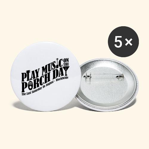 Play Music on the Porch Day - Buttons large 2.2'' (5-pack)