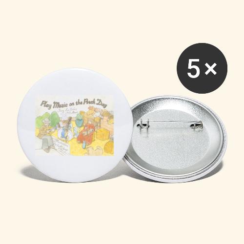 Play Music on the Porch Day Book! - Buttons large 2.2'' (5-pack)