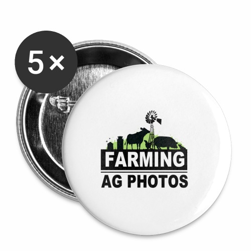 Farming Ag Photos - Buttons large 2.2'' (5-pack)