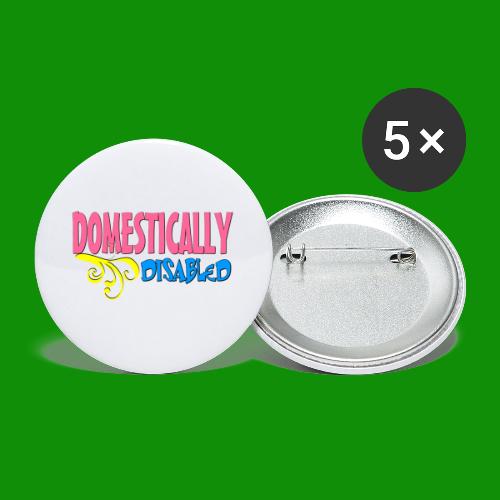DOMESTICALLY DISABLED - Buttons large 2.2'' (5-pack)