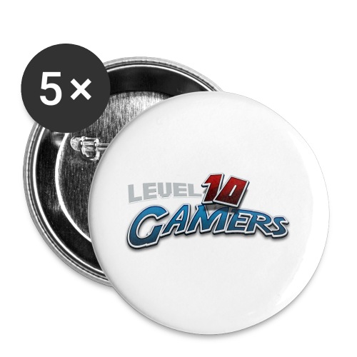 Level10Gamers Logo - Buttons large 2.2'' (5-pack)