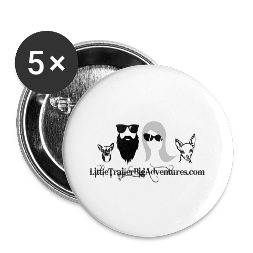 LTBA Heads Logo - Buttons large 2.2'' (5-pack)
