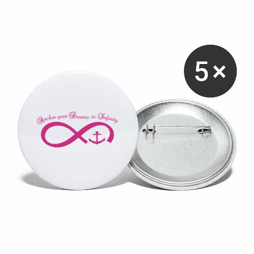 anchor your dreams to infinity - Buttons large 2.2'' (5-pack)