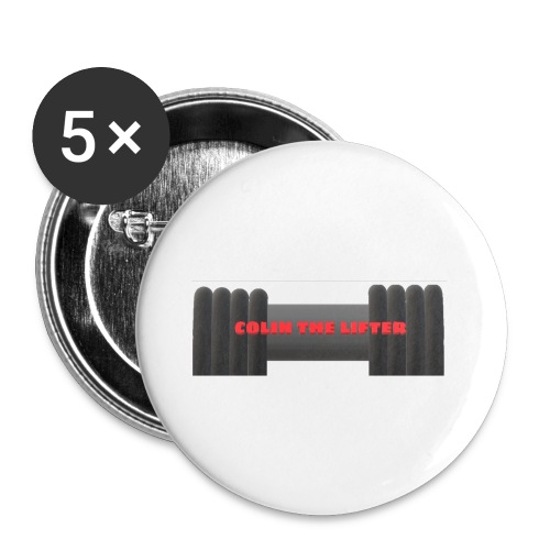 colin the lifter - Buttons large 2.2'' (5-pack)