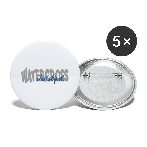Just Skip It - Watercross - Buttons large 2.2'' (5-pack)