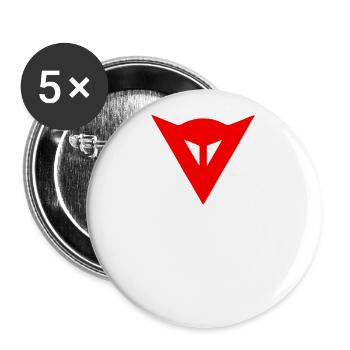 Motorsports Racing MotoGP Logo - Buttons large 2.2'' (5-pack) - white