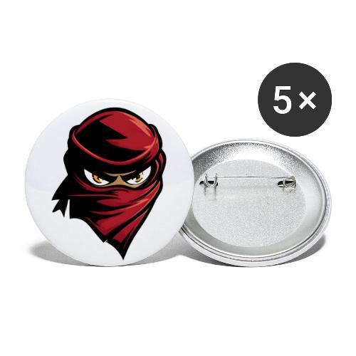 Scarlet Shadow Ninja - Buttons large 2.2'' (5-pack)
