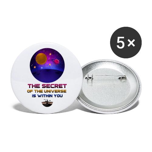 The Secret Of The Universe - Buttons large 2.2'' (5-pack)