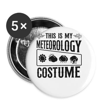 Meteorologist Weather Forecast - Buttons large 2.2'' (5-pack) - white