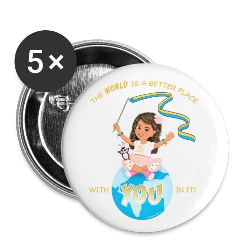 Forever Kind Ariyana - Buttons large 2.2'' (5-pack)