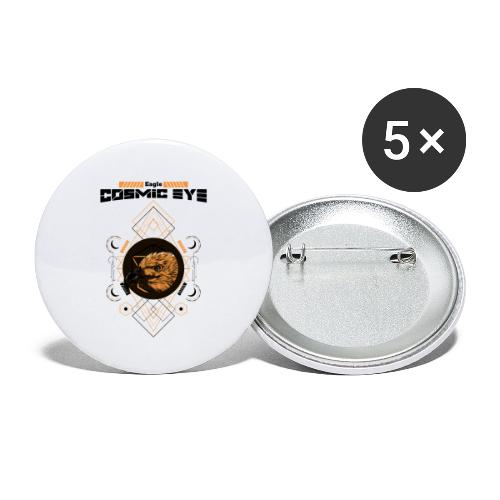 Eagle Cosmic Eye - Buttons large 2.2'' (5-pack)