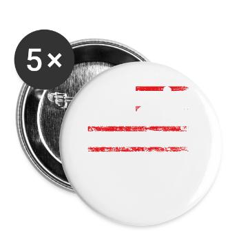 Motorsports American Flag Racing Sports - Buttons large 2.2'' (5-pack) - white