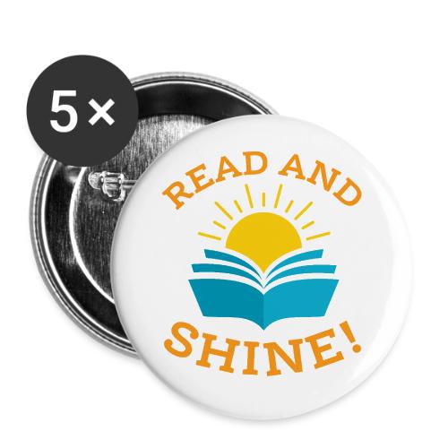 Read and Shine! - Buttons large 2.2'' (5-pack)