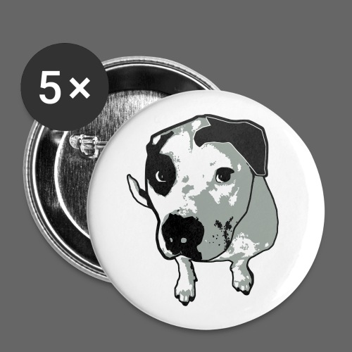 Pit Bull T-Bone - Buttons large 2.2'' (5-pack)