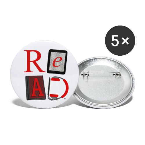 READ Your Way - Buttons large 2.2'' (5-pack)