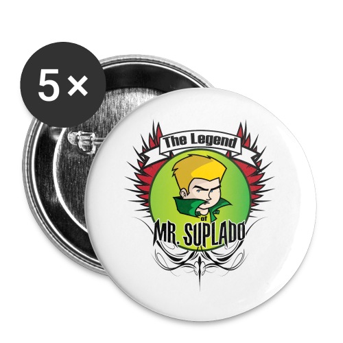 theLegendofMr Suplado - Buttons large 2.2'' (5-pack)