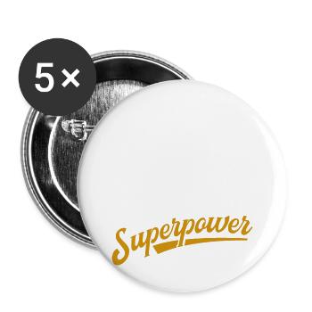 Patients My Bionic Knee Is My Superpower Knee - Buttons large 2.2'' (5-pack) - white