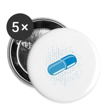 I Took The Blue Pill - Buttons large 2.2'' (5-pack) - white