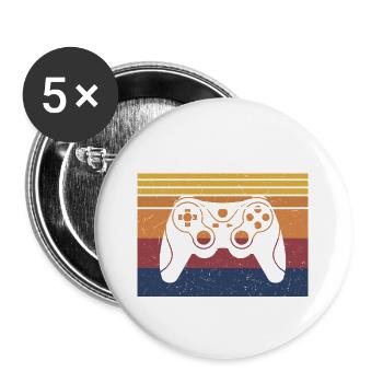 3rd Grade Level Complete - Buttons large 2.2'' (5-pack) - white