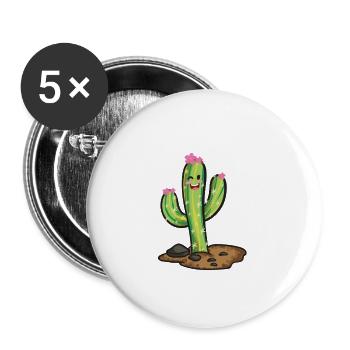 Prickly But Precious Funny Cacti Gift Cute Girls - Buttons large 2.2'' (5-pack) - white